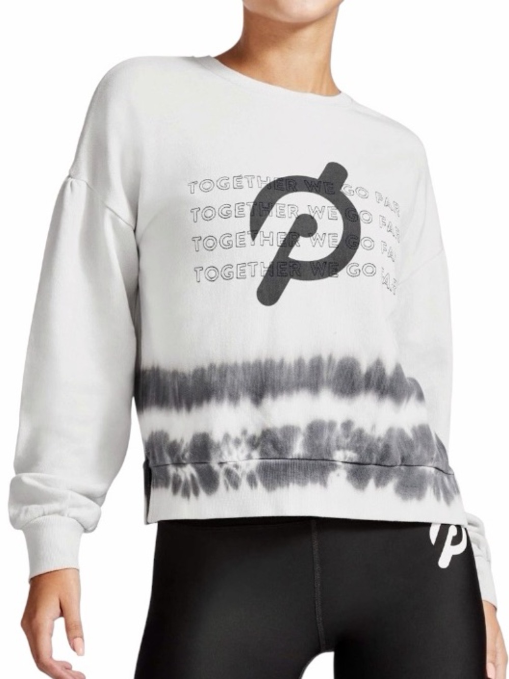 PELOTON Daydreamer Placed Tie Dye Pullover Sweatshirt